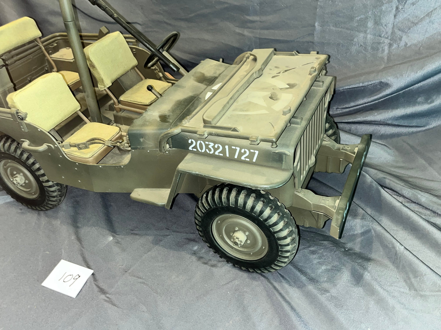 1/6 Scale WWII US Jeep - Ultimate Soldier - Weathered