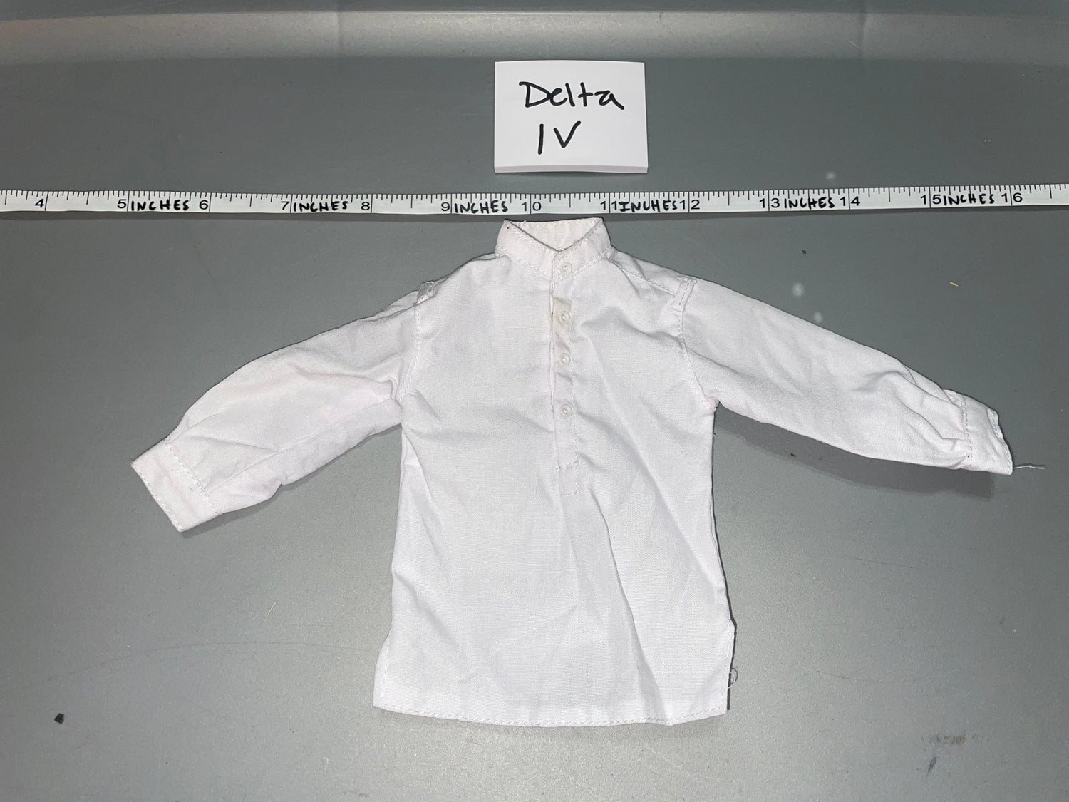 1/6 Scale WWII German White Work Shirt
