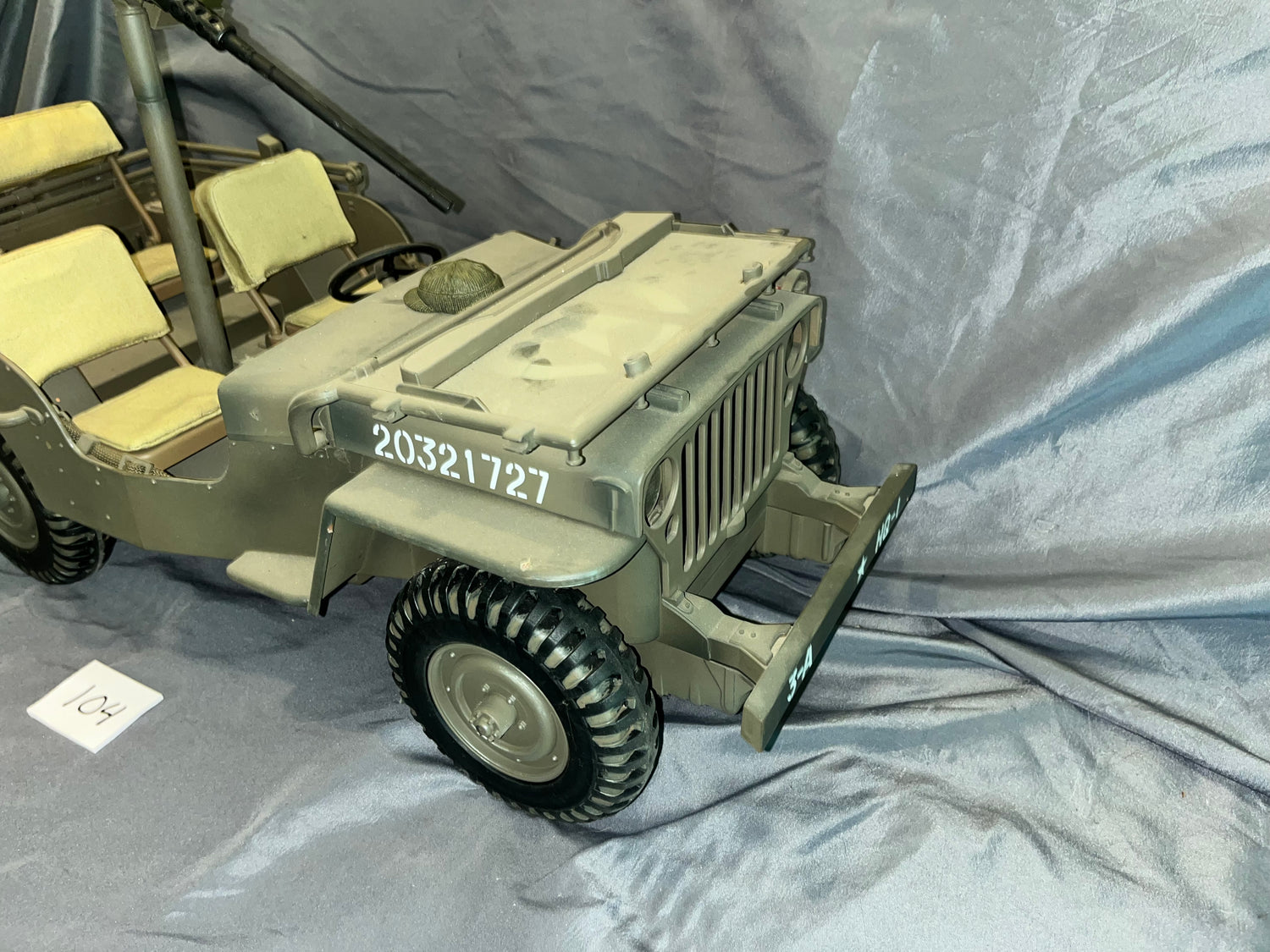 1/6 Scale WWII US Jeep - Ultimate Soldier - Weathered