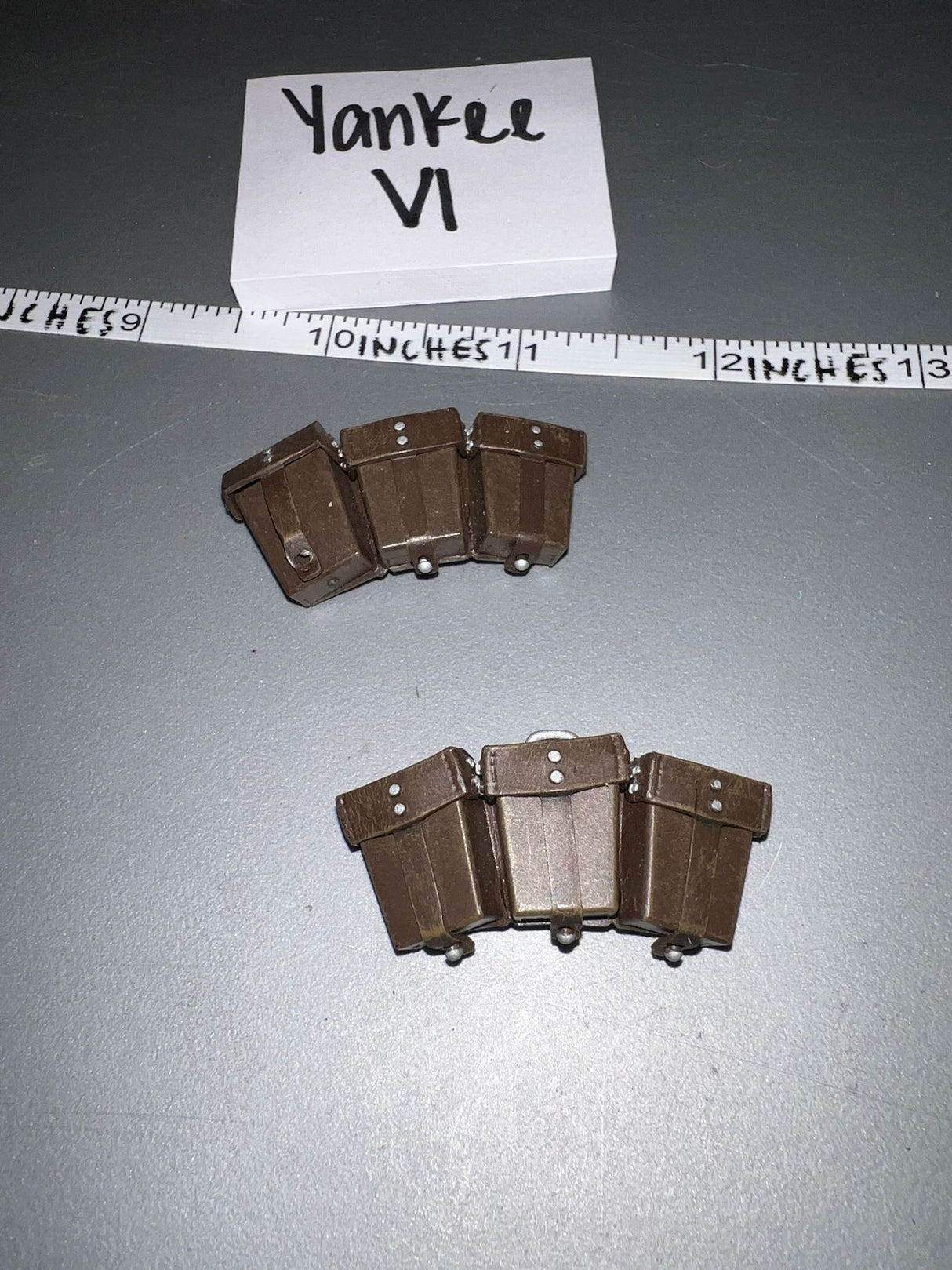 1/6 Scale WWII German Kar-98 Pouch Lot - Afrika Korps / Luftwaffe