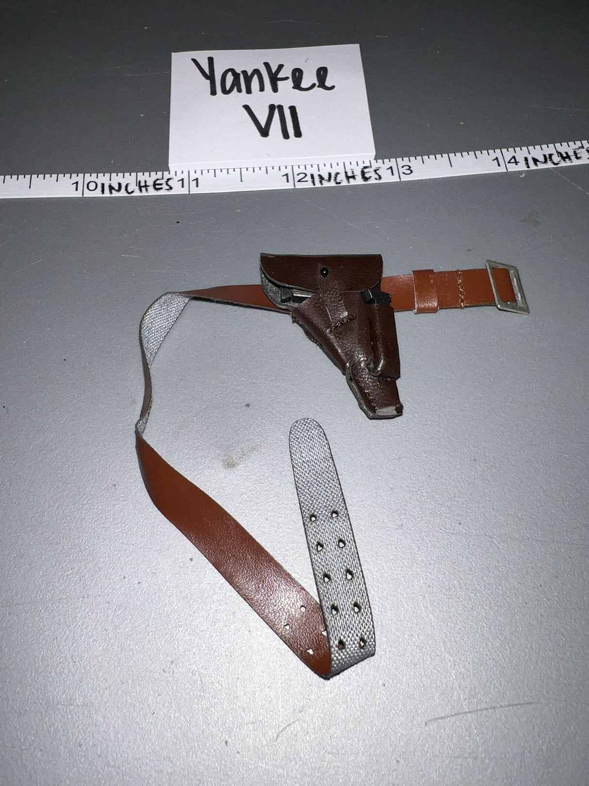 1/6 Scale WWII German Officer Belt Pistol and Holster