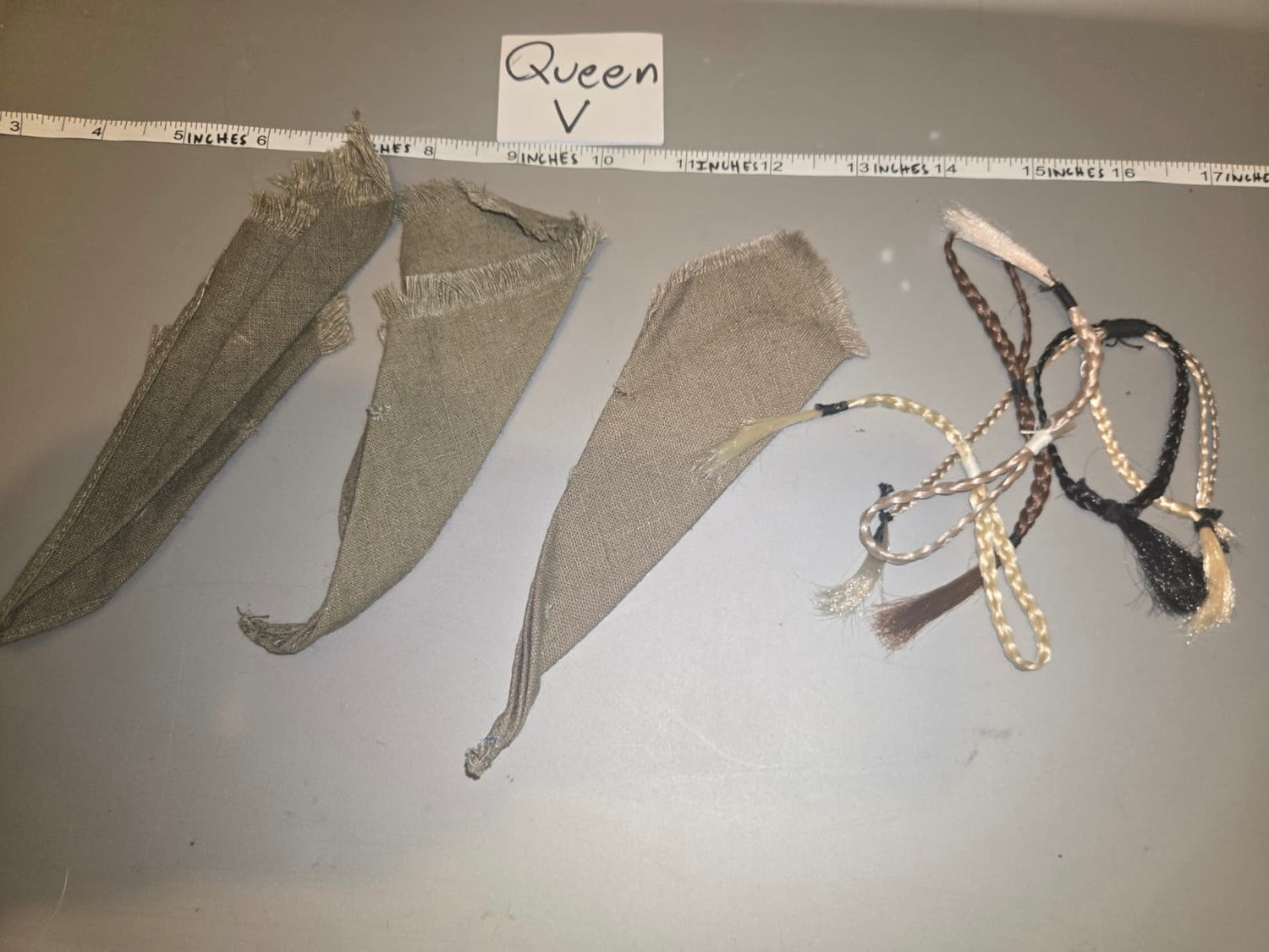 1/6 Scale Star Wars Mandalorian Boba Fett Shoulder Cape Wookie Braids