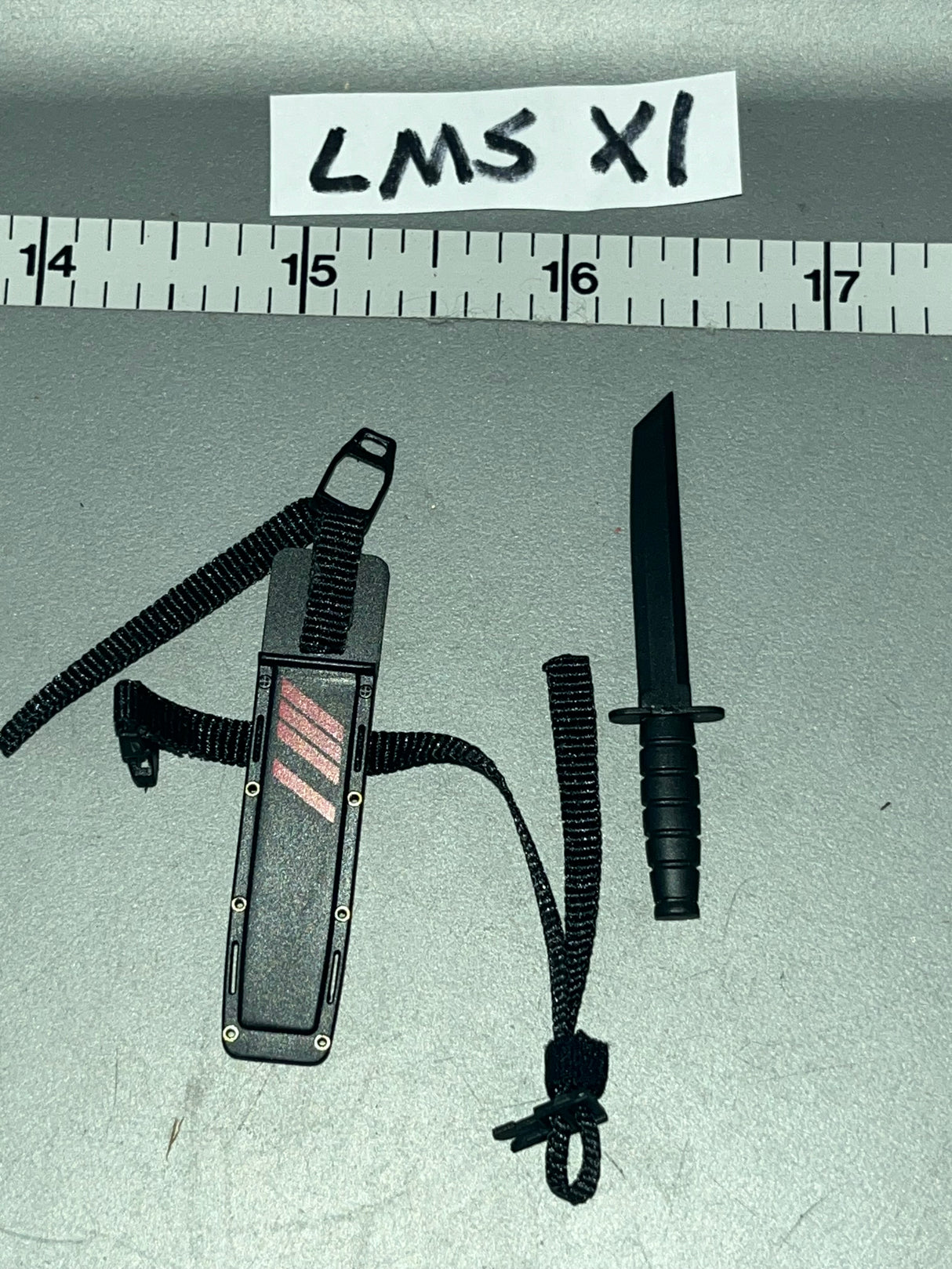 1/6 Scale Modern Era Cobra Knife and Sheath - GD Toys GI Joe  Real American Hero