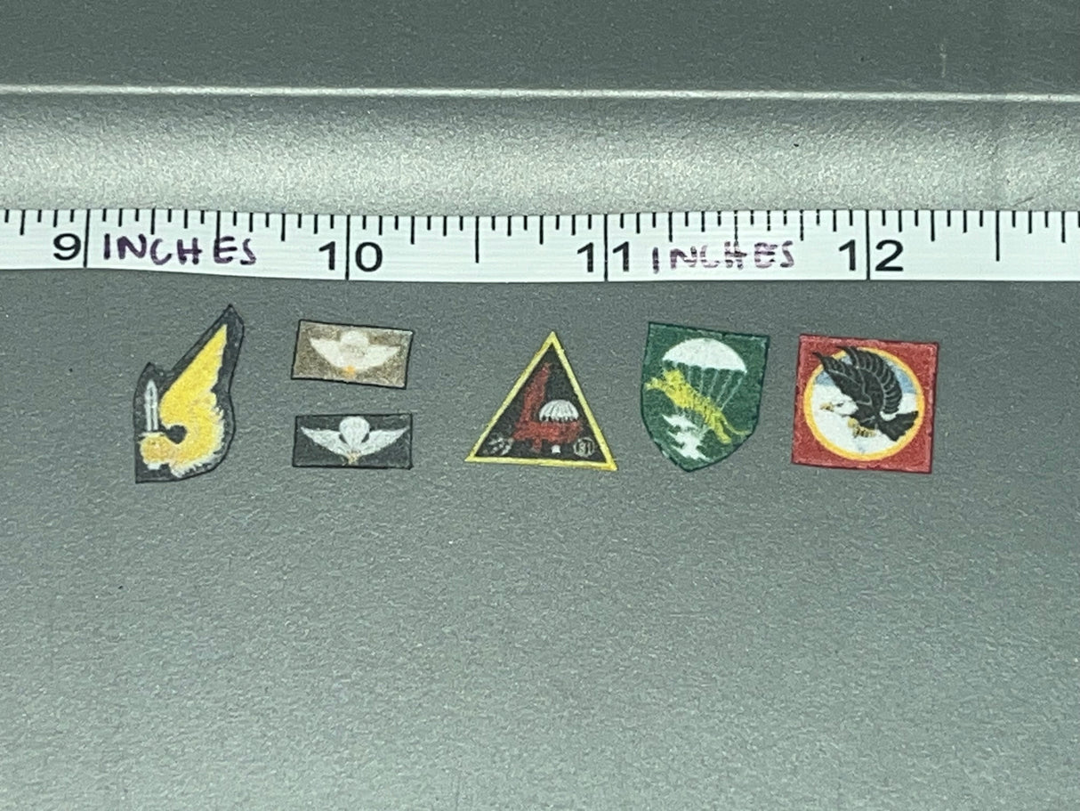 1/6 Scale Vietnam ARVN South Vietnamese Airborne Paratrooper Patch Set - ZA Exclusive