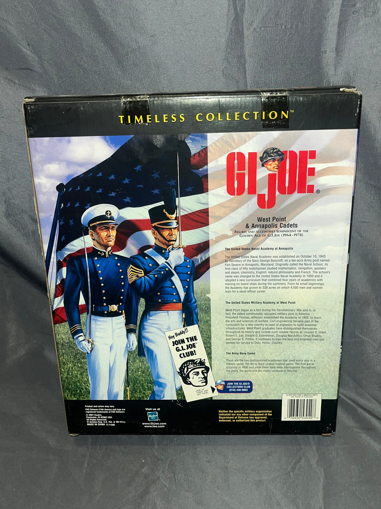1/6 Scale Vintage Remake GI Joe West Point and Annapolis Academy Figures - NIB Hasbro