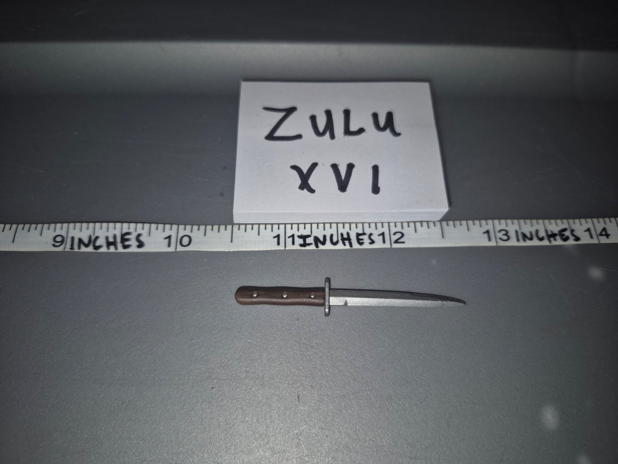 1/6 Scale WWII British Bayonet and Scabbard - Zulu XVI