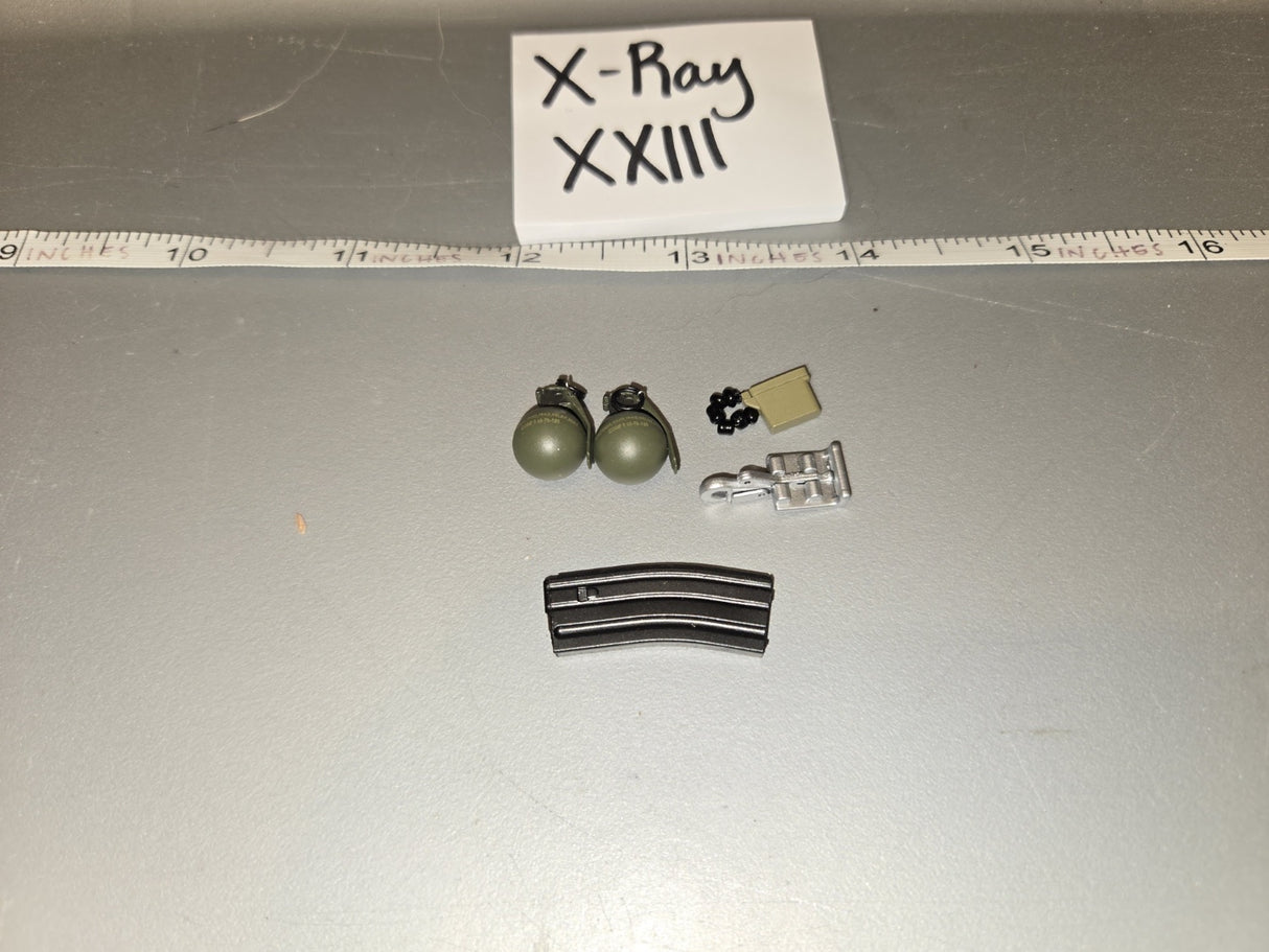 1/6 Scale Modern Era M67 Grenades and M16 Magazine Accessories Set - X-Ray XXIII