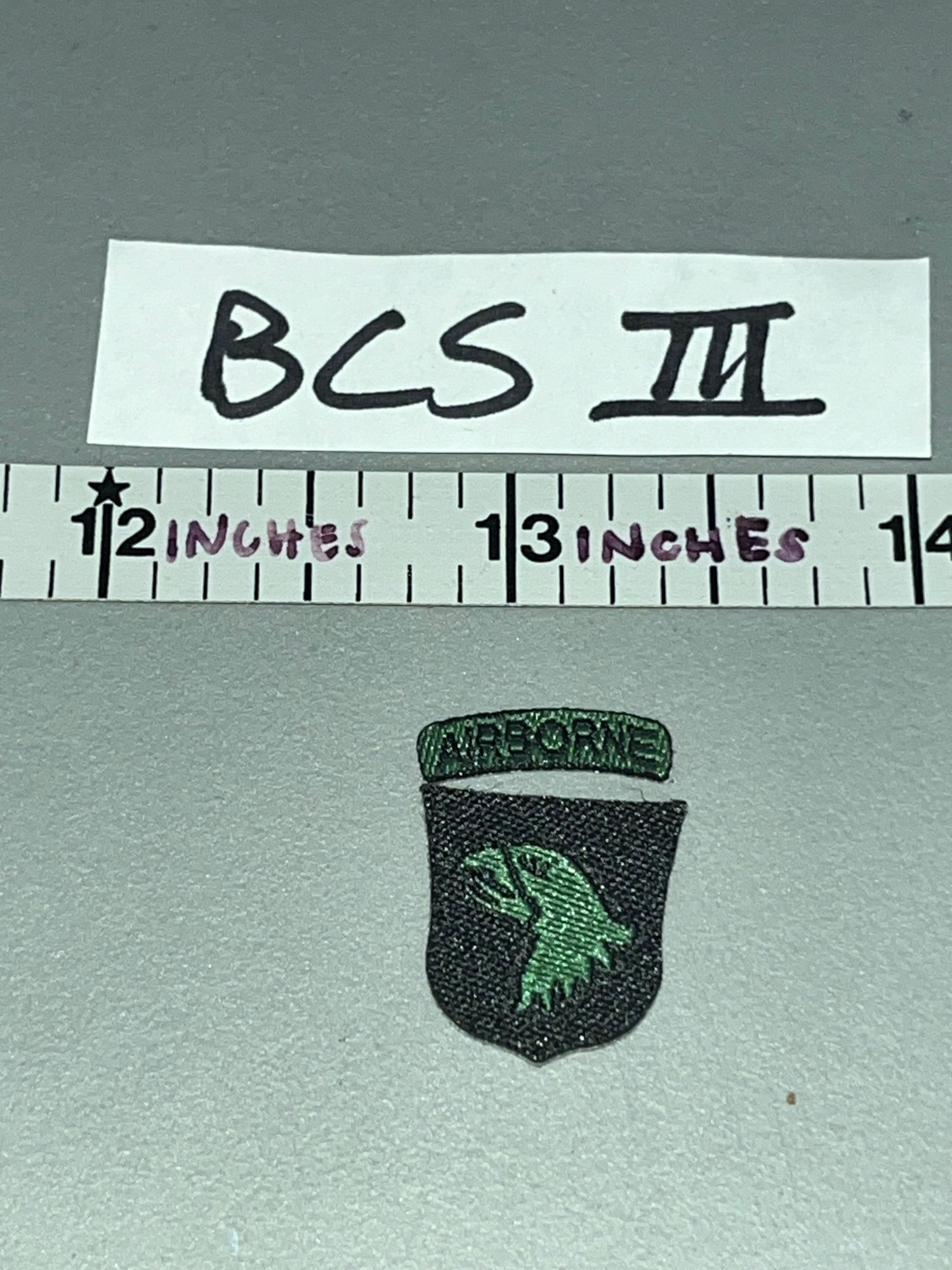 1/6 Scale Vietnam US 101st Hamburger Hill - Division Patch - QORange