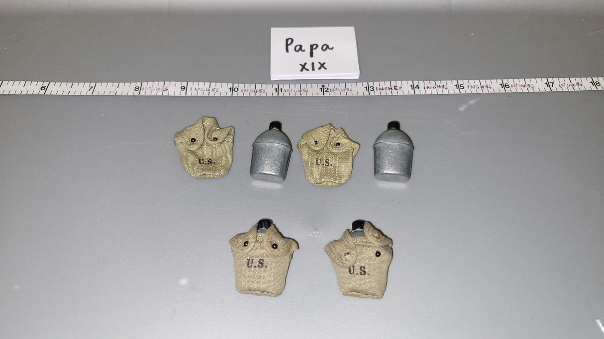 1/6 Scale WWII US Canteen Lot