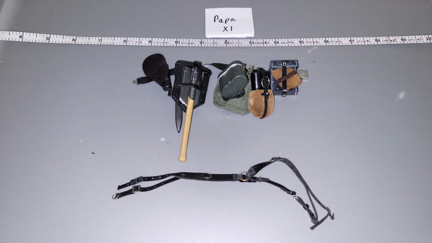 1/6 Scale WWII German Field Gear Lot