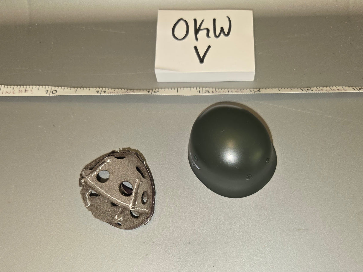 1/6 Scale WWII German Metal Fallschirmjager Helmet - DID