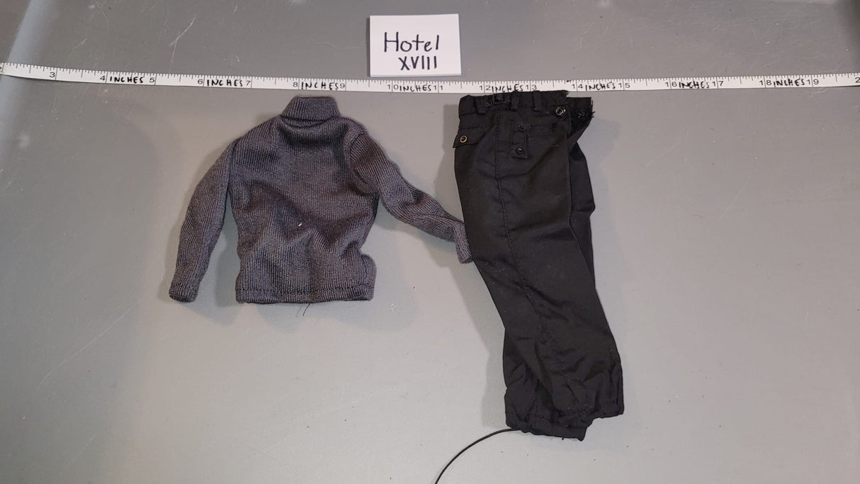 1/6 Scale WWII German Sweater and Tanker Pants
