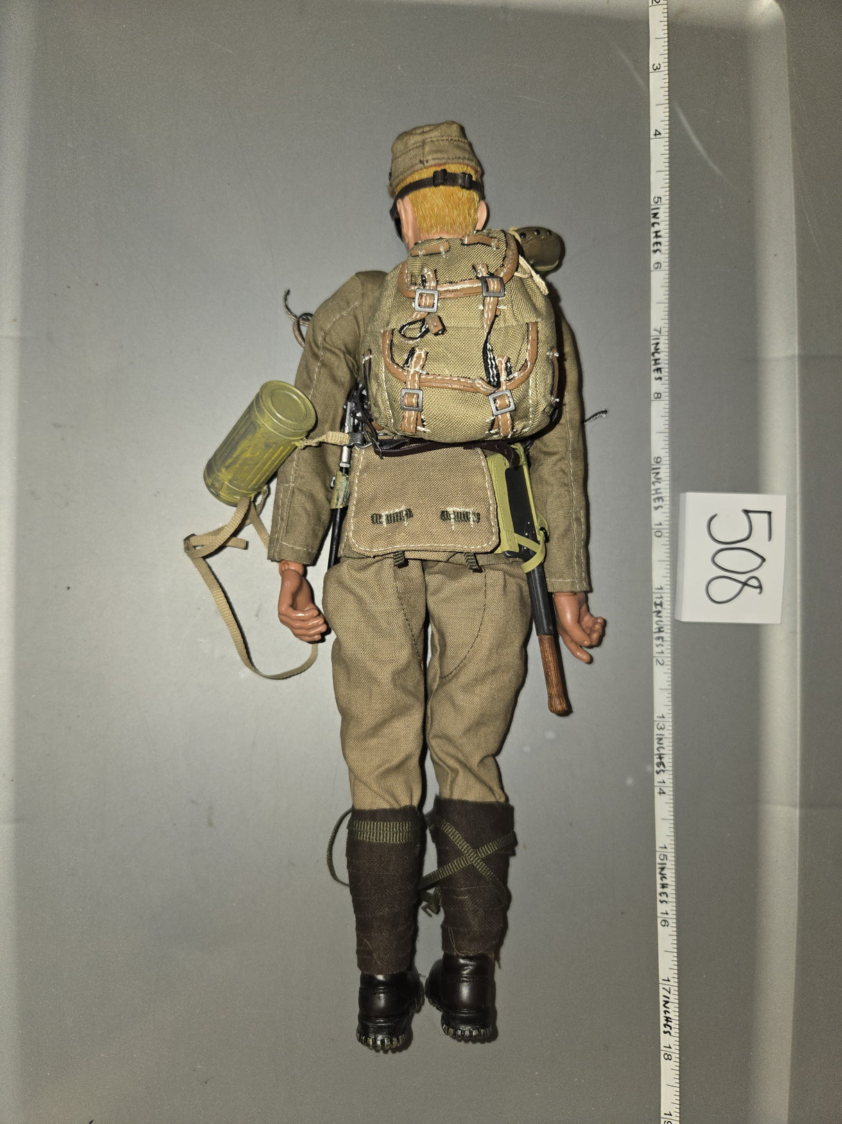 1:6 Scale WWII German Afrika Korps Gebirgsjager Dressed Figure - BBI