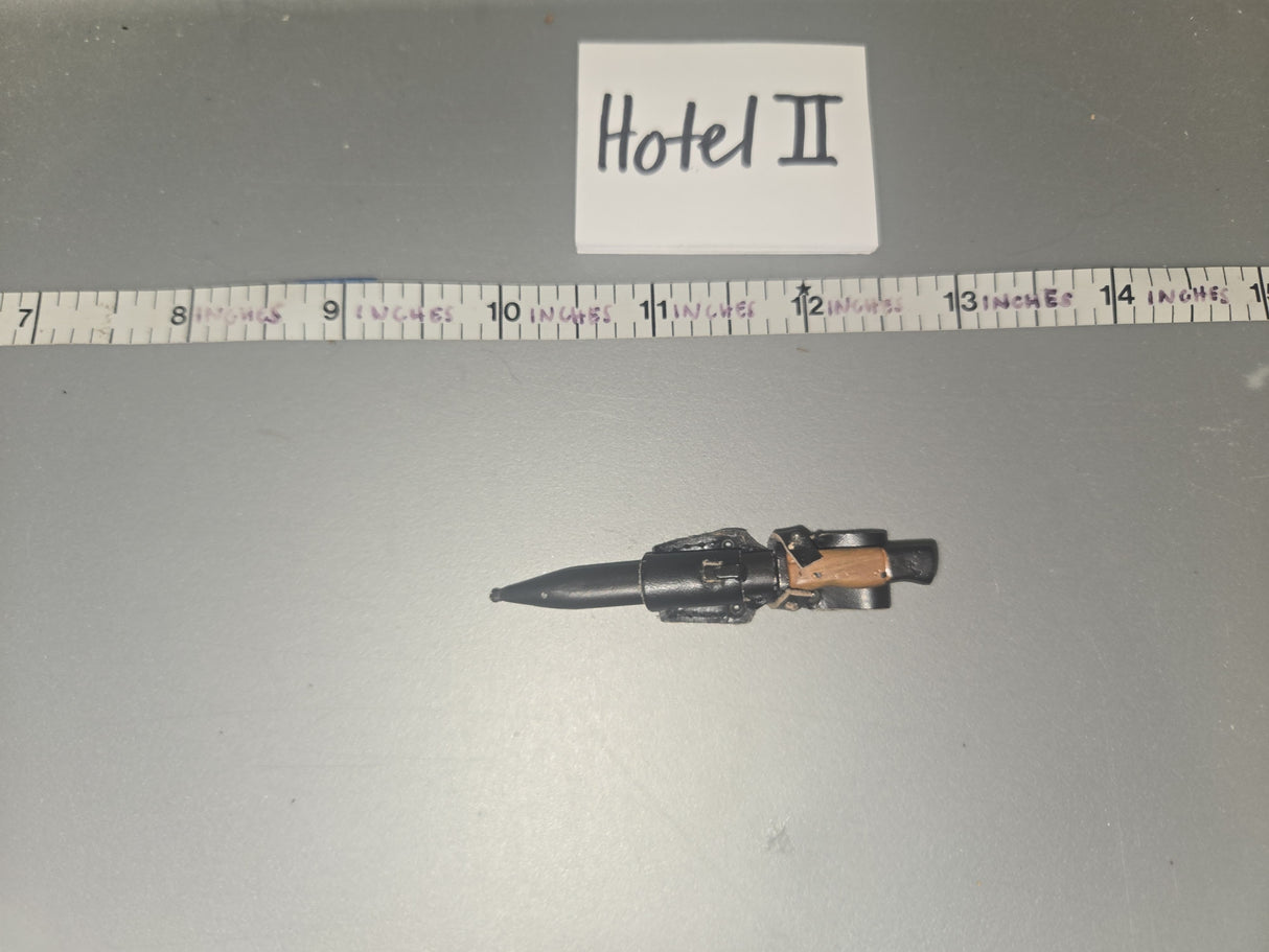 1/6 Scale WWII German Metal Bayonet and Leather Sheath - DiD