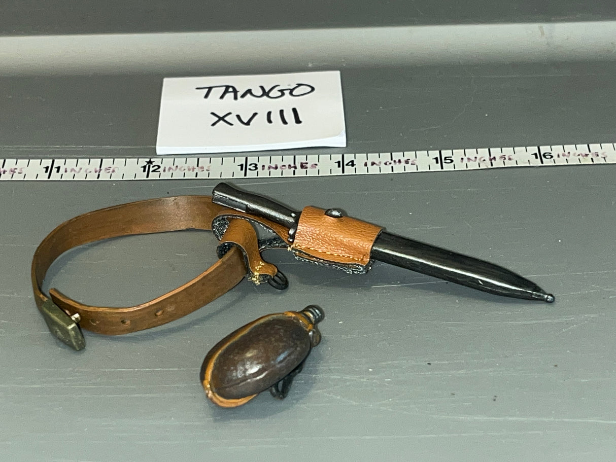 1/6 Scale World War One German Bayonet, Belt, Canteen