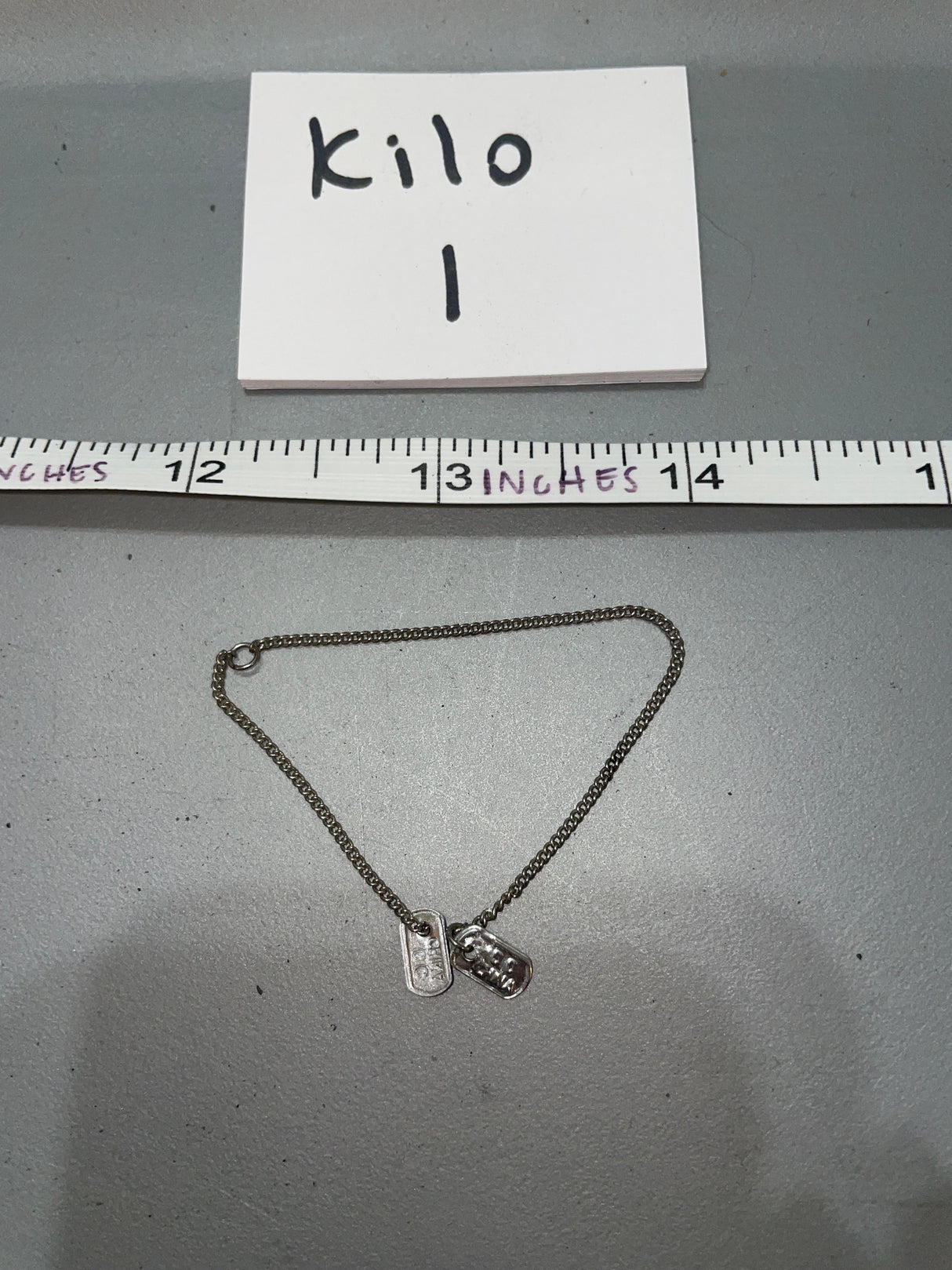 1/6 Scale WWII US Dog Tags