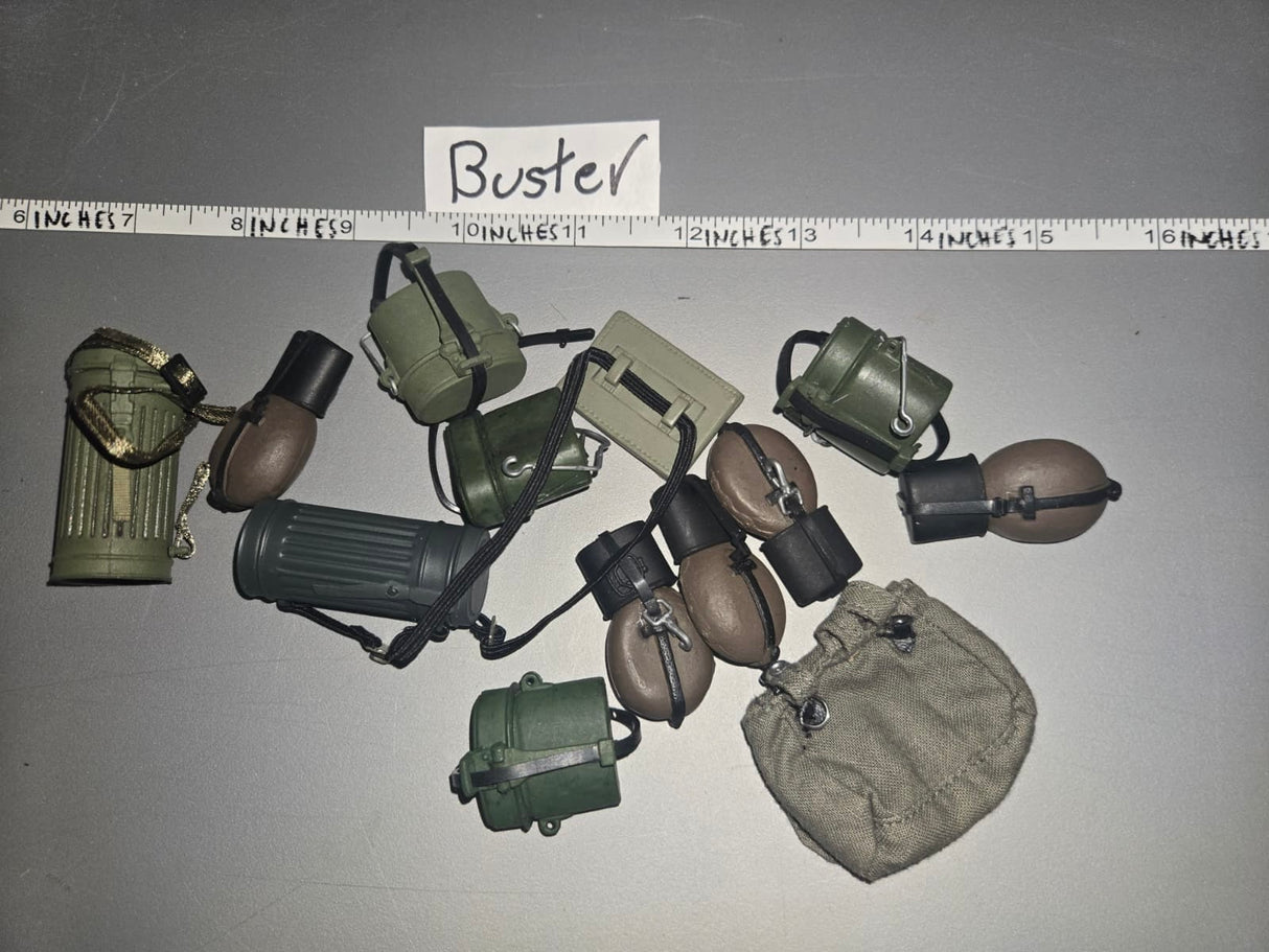 1/6 Scale WWII German Field Gear Lot