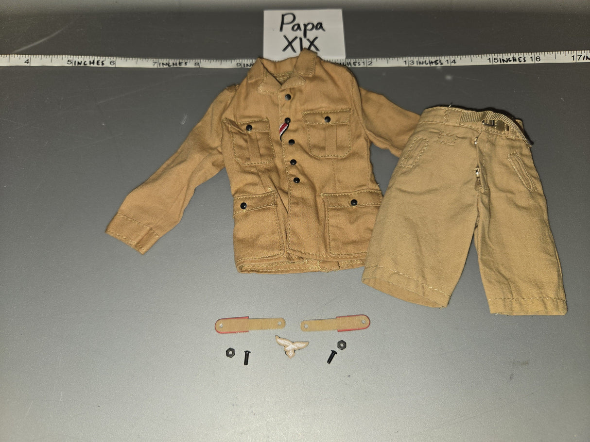 1/6 Scale WWII German Tropical Afrika Korps Luftwaffe Uniform