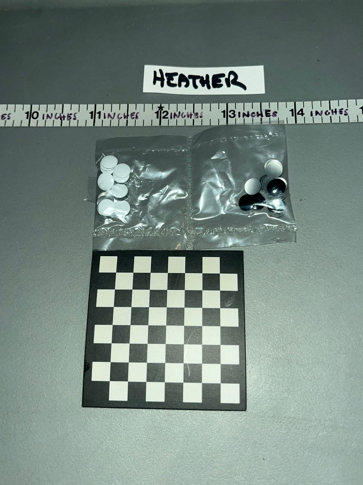 1/6 Scale WWII German Checkers Set