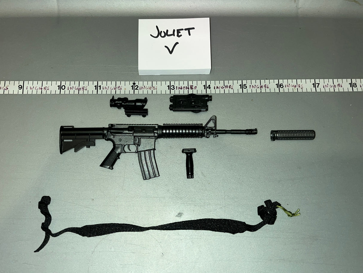 1/6 Scale Modern M-4 Rifle - UJINDOU Devgru Operation Neptune Navy Seal