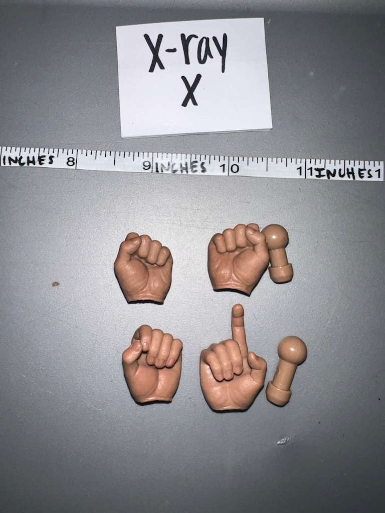 1/6 Scale Nude Figure Hand Lot