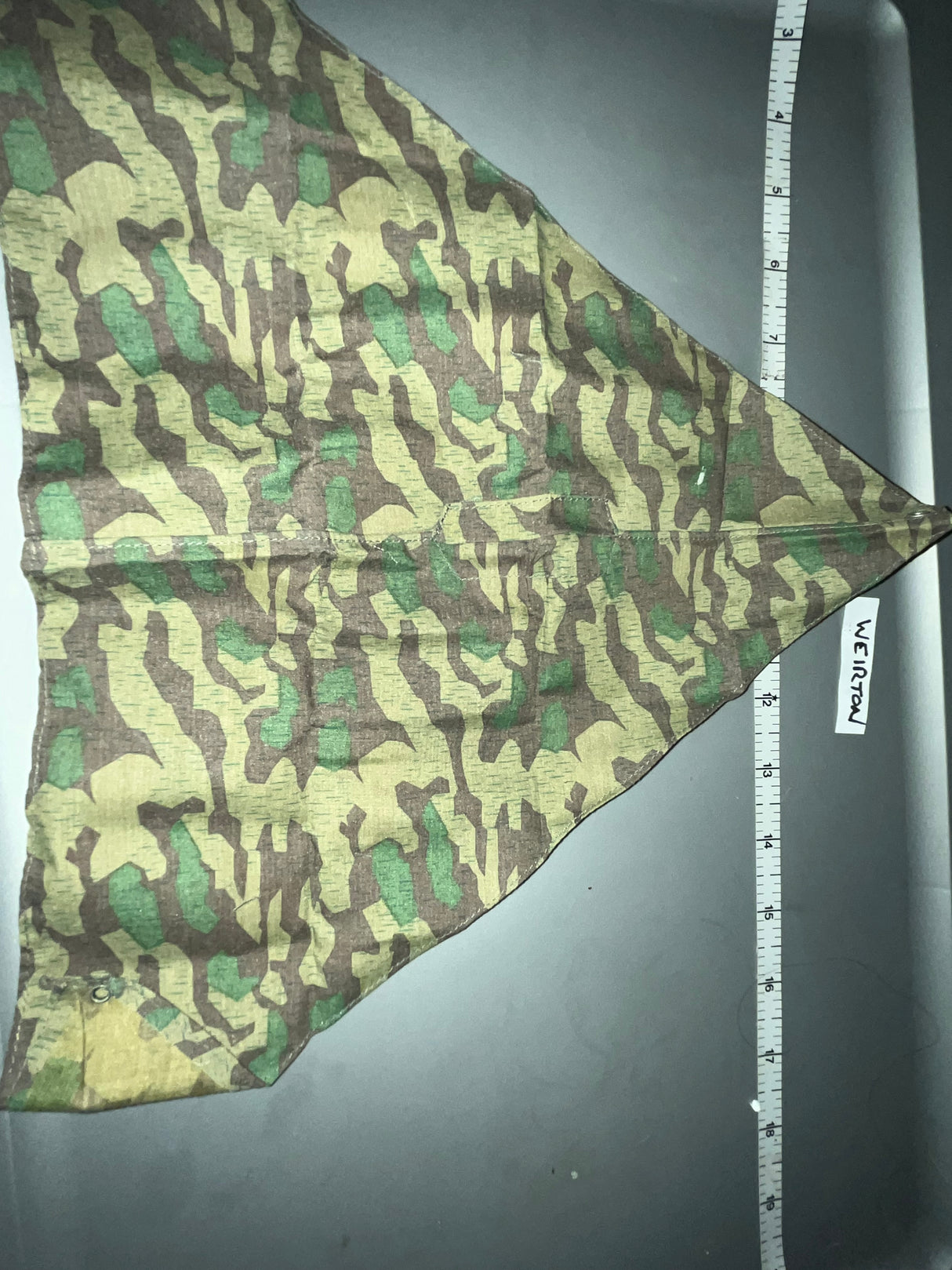 1/6 WWII German Splinter Zelt Zeltbahn Poncho