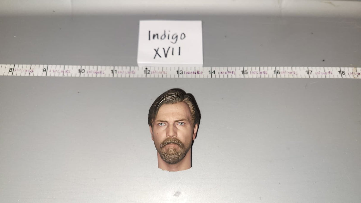 1/6 Scale Star Wars Obiwan Head Sculpt - Hot Toys