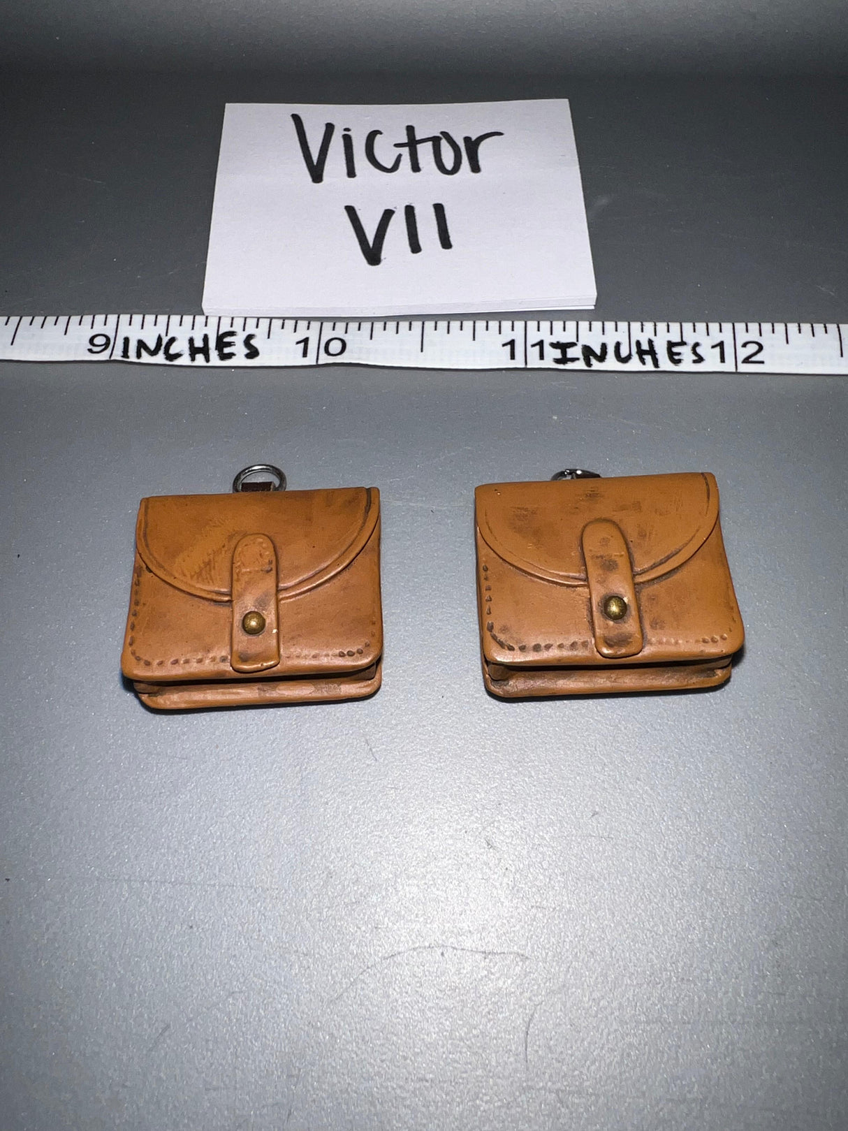 1/6 Scale World War One French Ammunition Pouch Lot