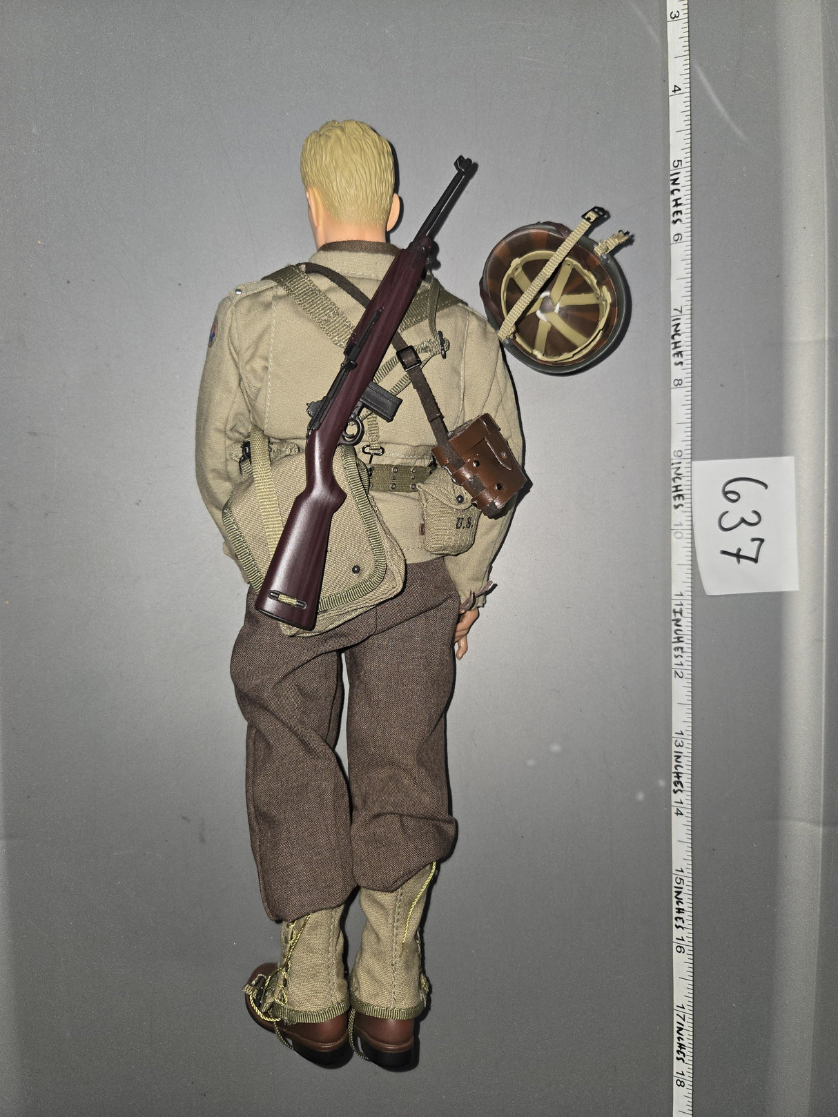 1:6 Scale WWII US Infantry Officer Dressed Figure