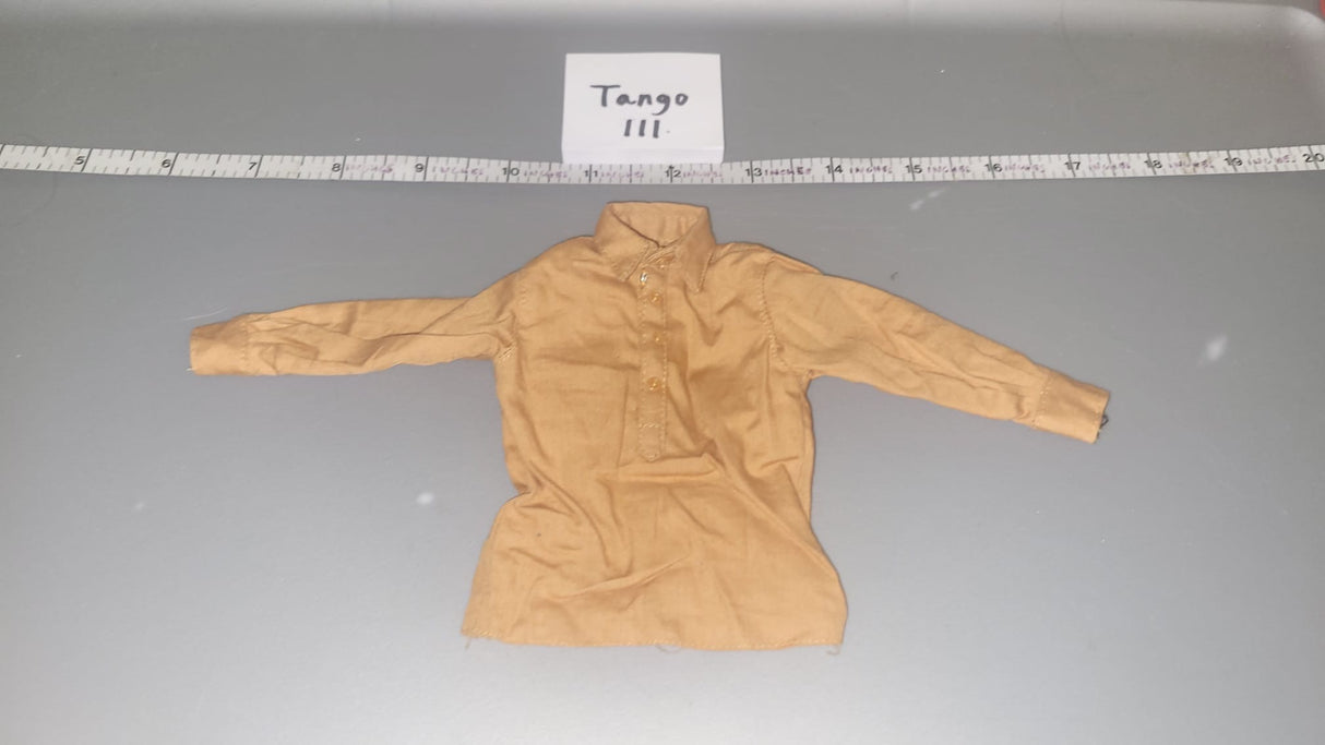1/6 Scale WWII German Tan Work Shirt