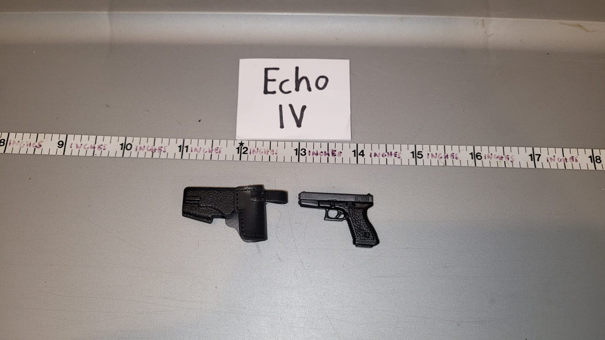1/6 Scale Modern Pistol and Holster