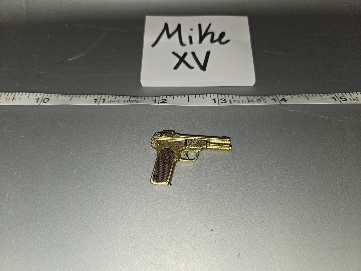 1/6 Scale WWII Russian Pistol Gold Tokarev