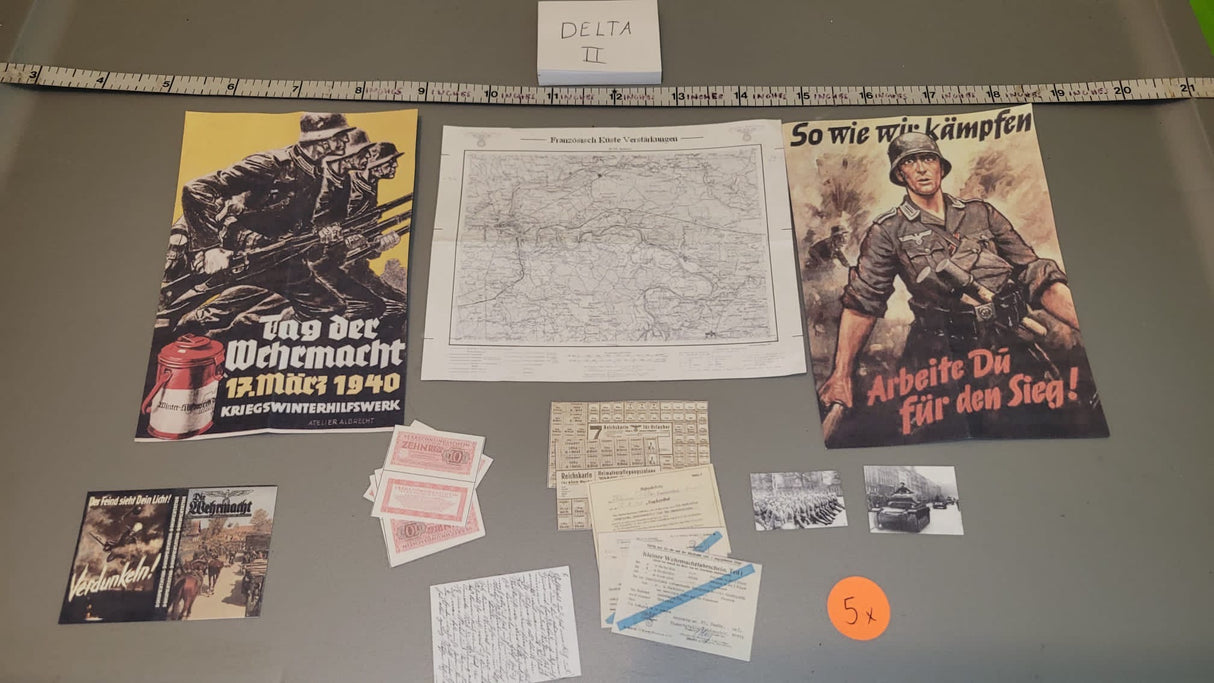 1/6 Scale WWII German Documents