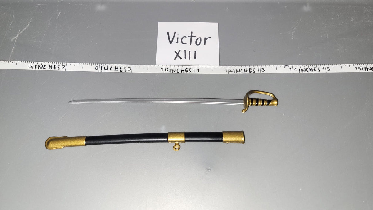 1/6 Scale Revolutionary War Napoleonic Saber and Scabbard