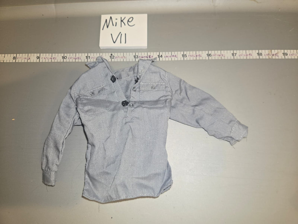 1/6 Scale WWII German Grey Work Shirt