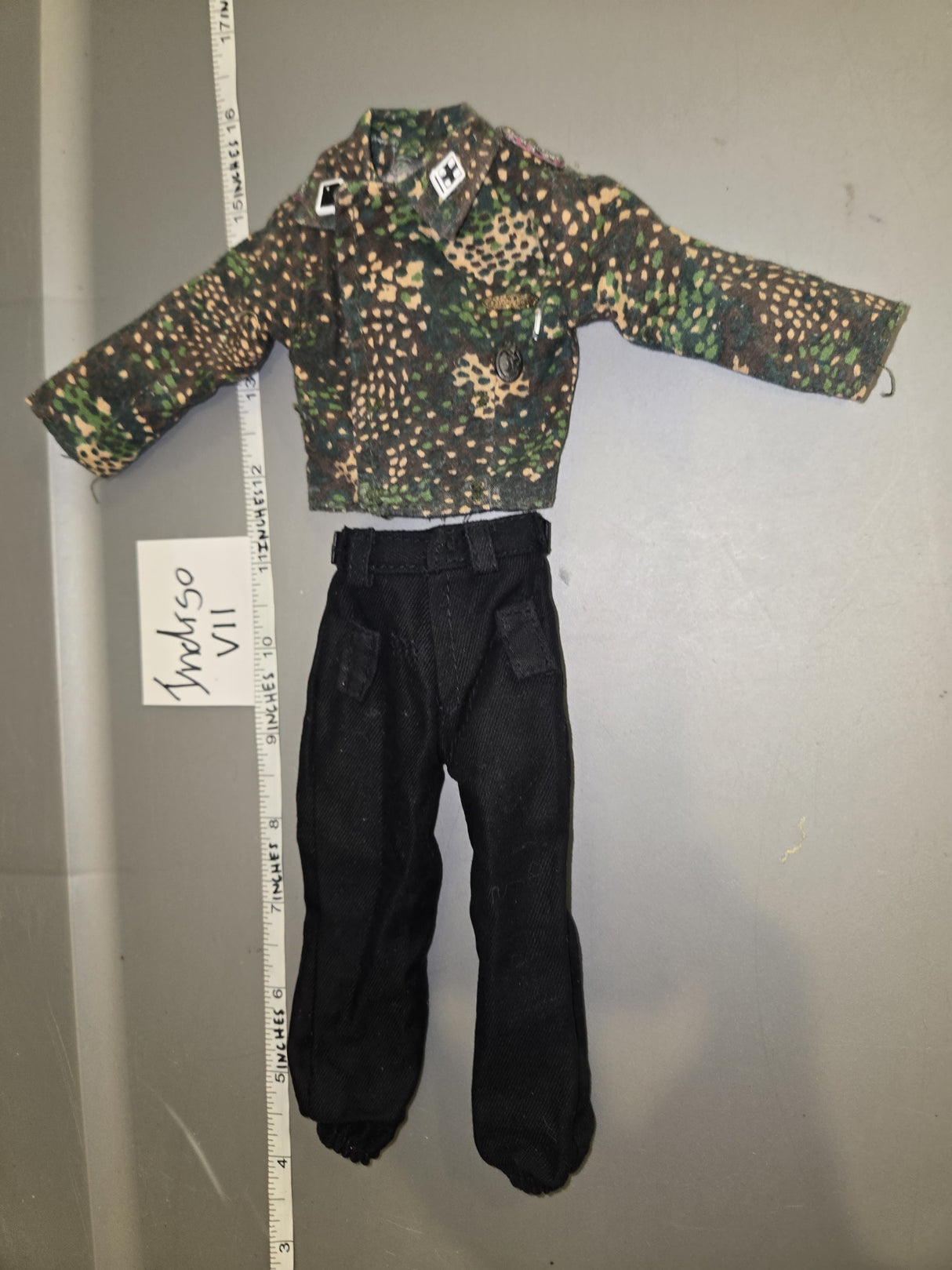 1/6 WWII German PeaDot Tanker Tunic and Pants