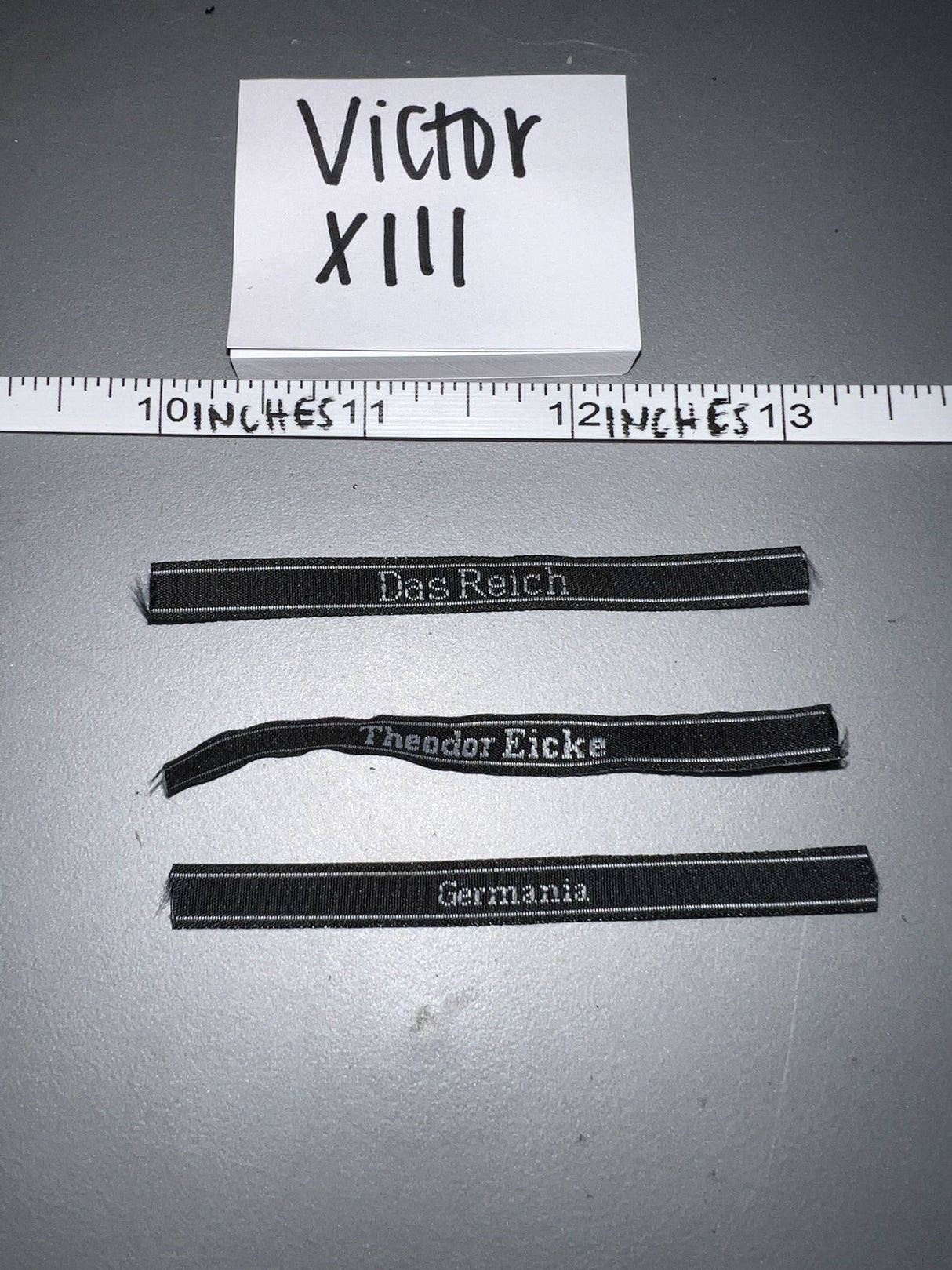 1/6 Scale WWII German Cuff Title Lot