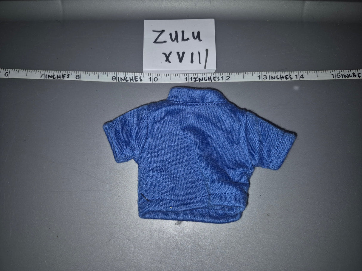 1/6 Scale Modern Era Blue Polo Shirt - Zulu XVII