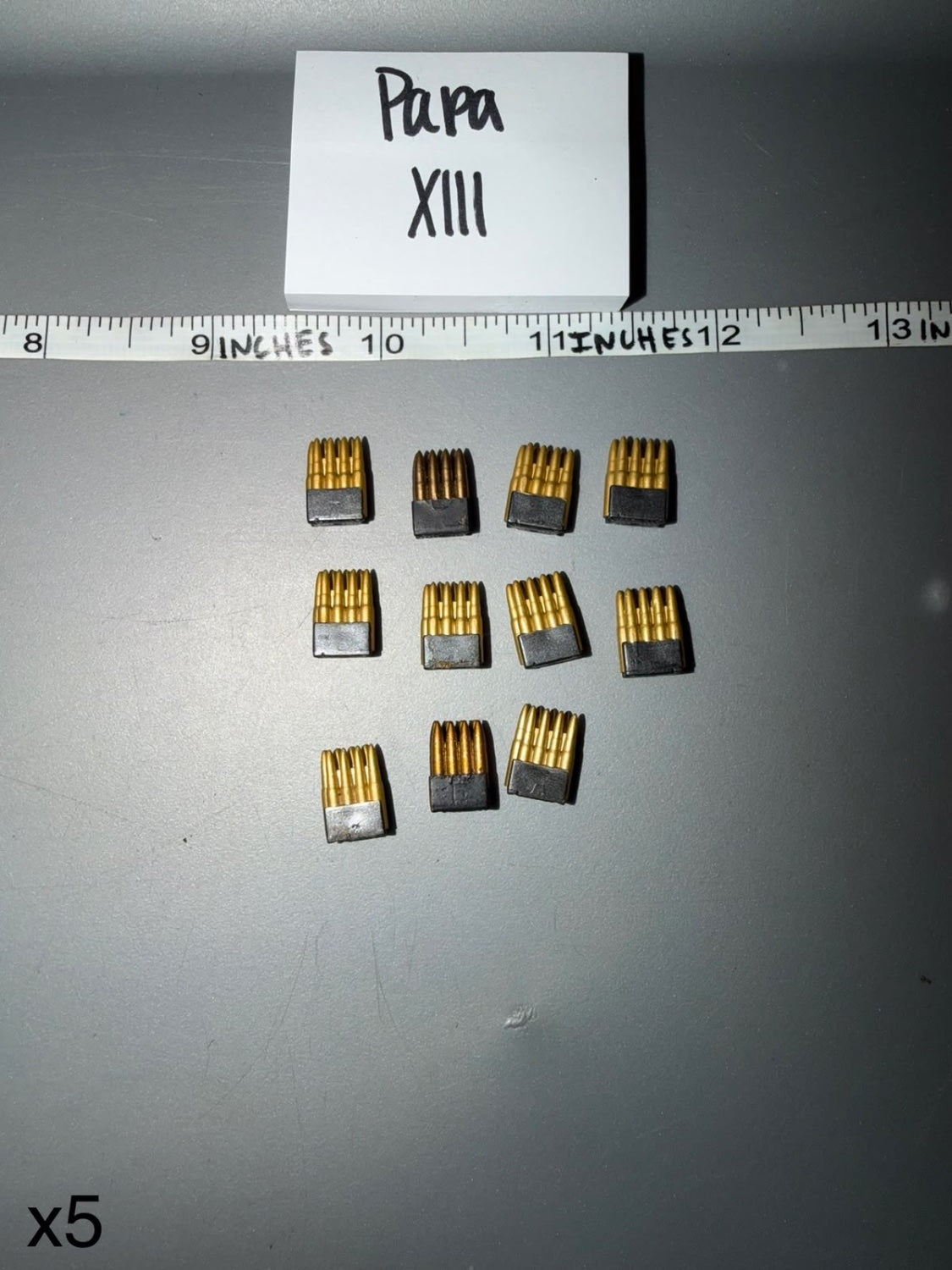 1/6 Scale WWII German Rifle Ammunition Stripper Clips Set - Papa XIII