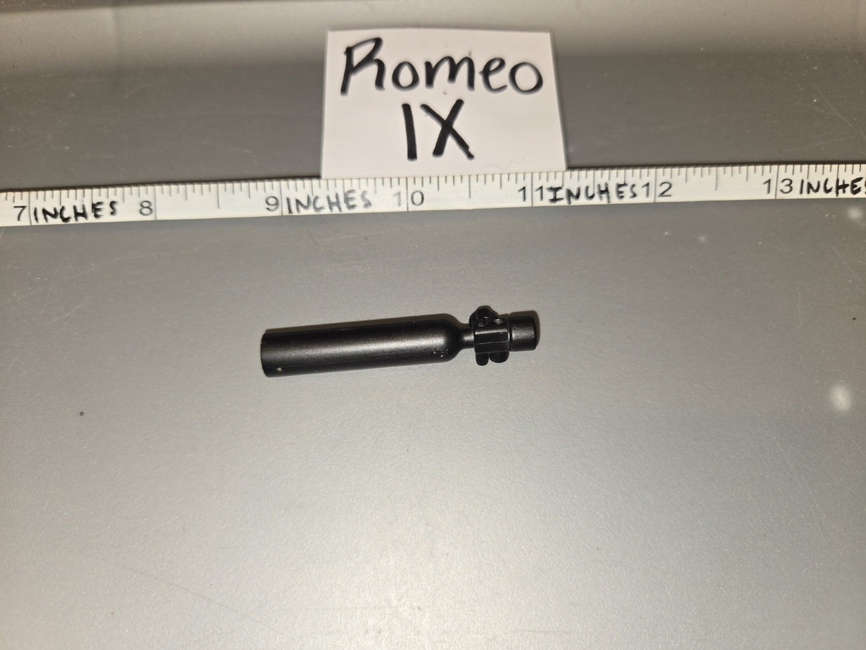 1/6 Scale Modern Era Rifle Suppressor with Barrel Extension - Romeo IX