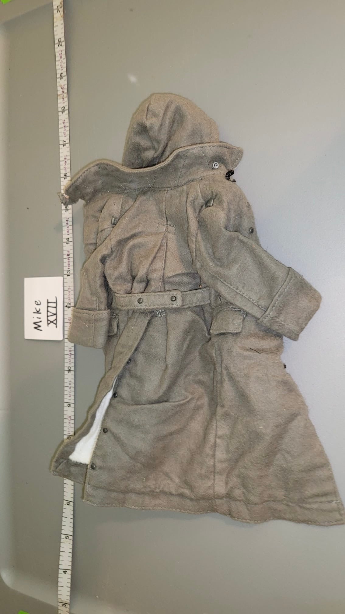 1:6 WWII German Heavy Duty Greatcoat with Hood