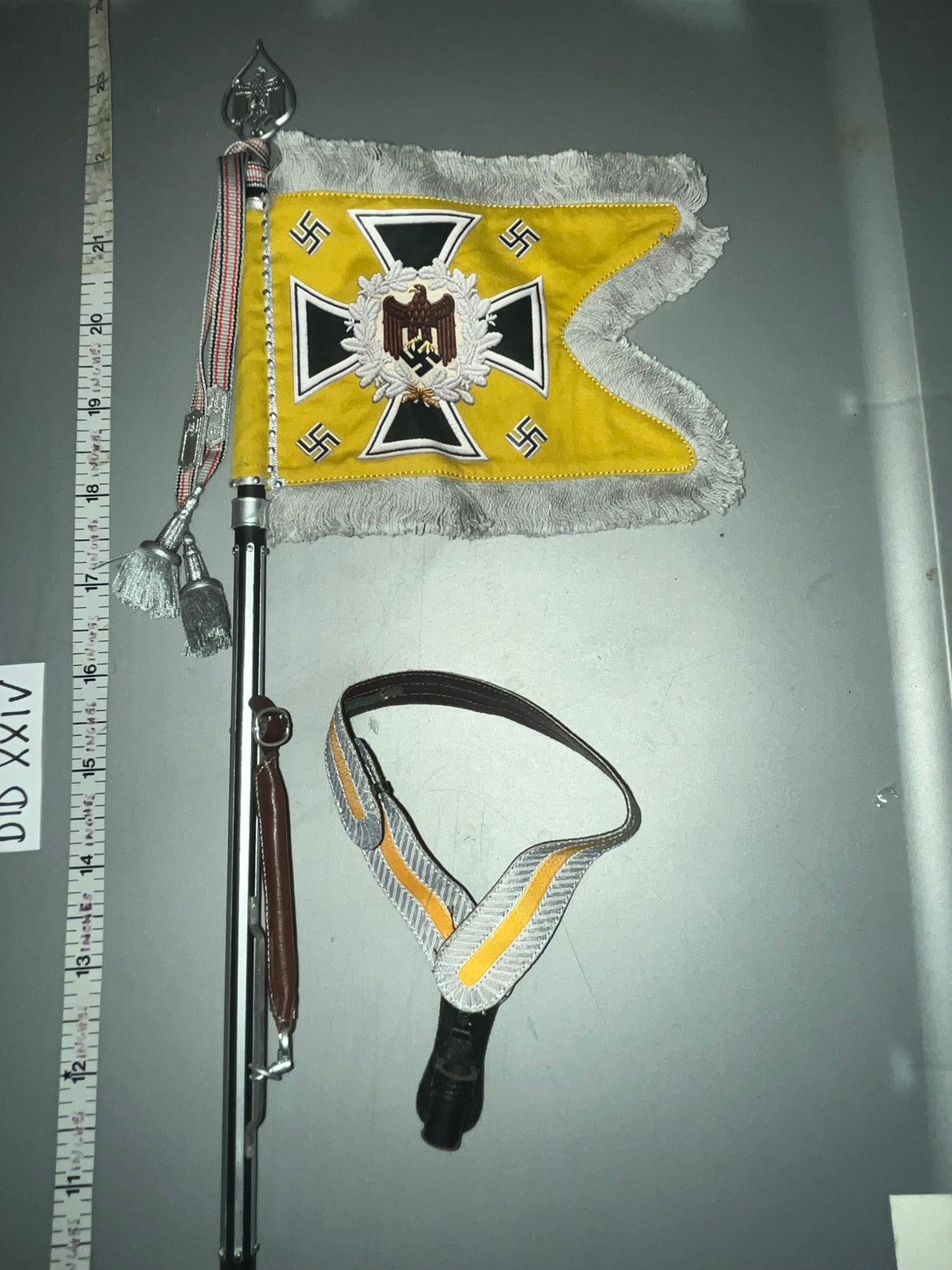 1/6 Scale WWII German Figure Flag Model - DID D80193 Cavalry Standard Bearer Anselm
