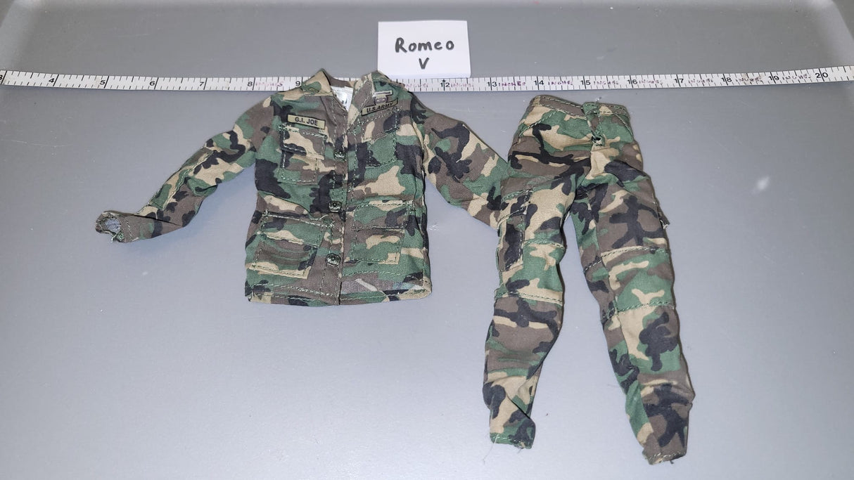 1/6 Scale GI Joe Modern Era Woodland BDU Uniform