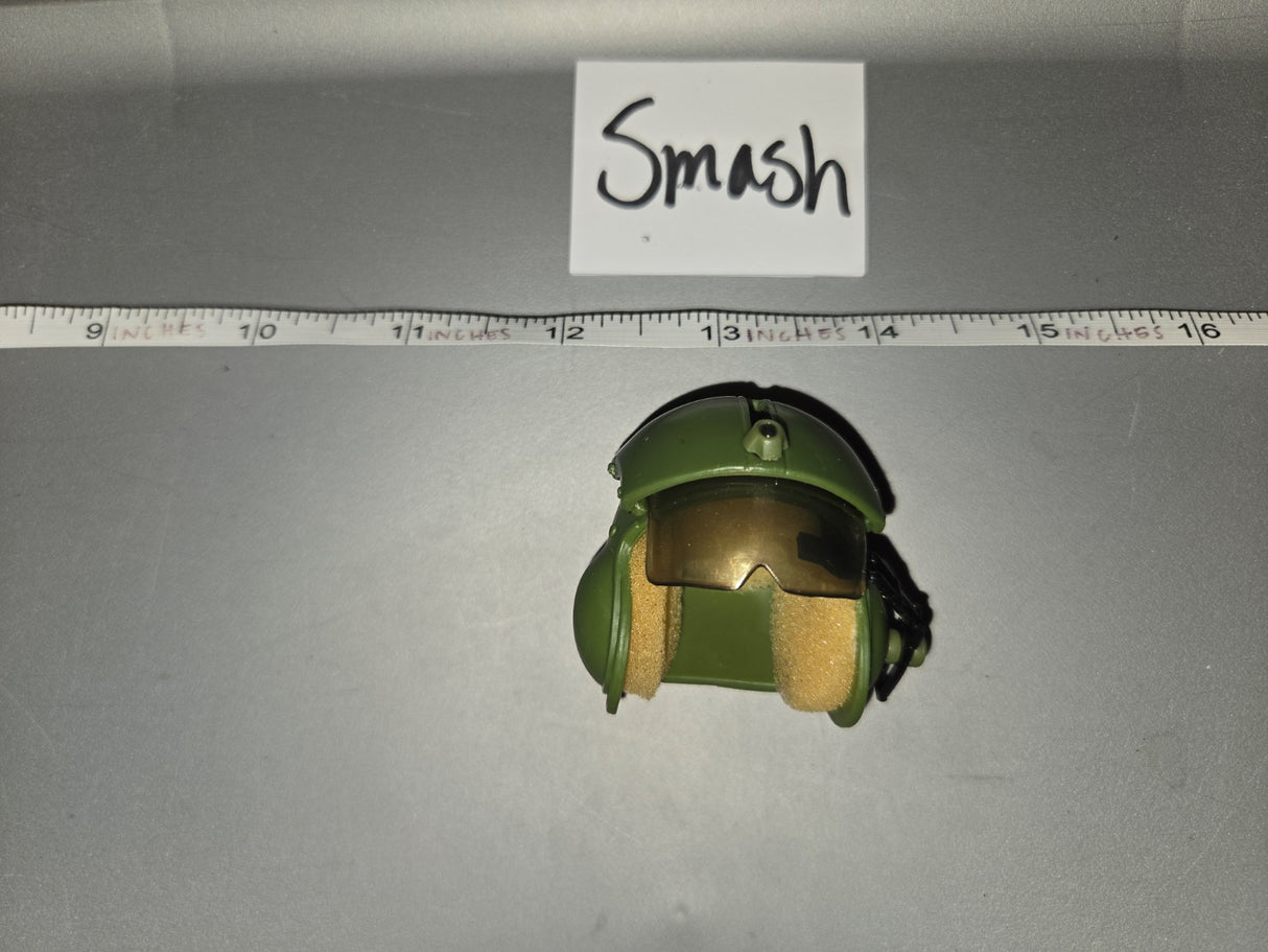 1/6 Scale Modern US Army Helicopter Pilot Flight Helmet - Smash