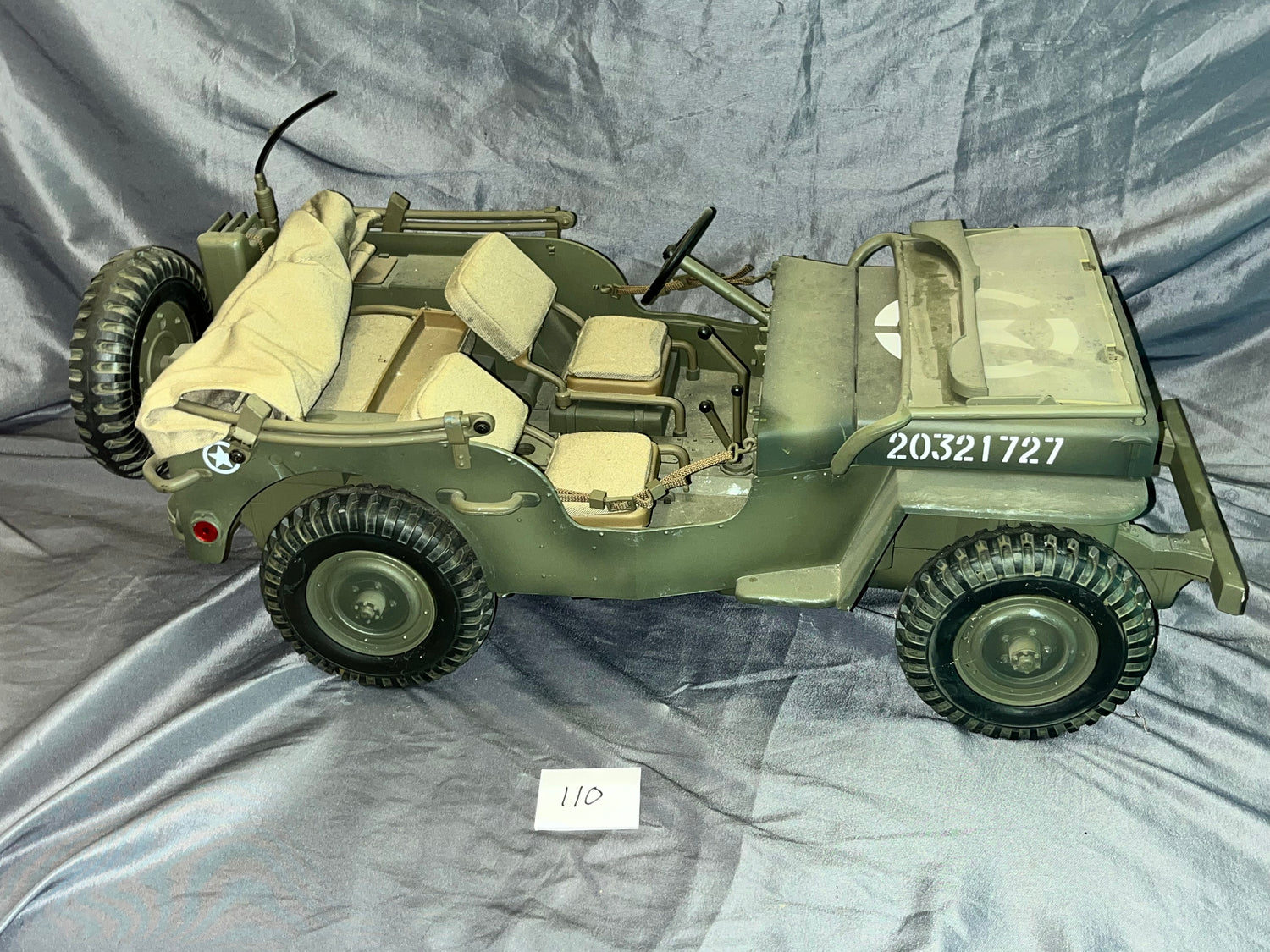 1/6 Scale WWII US Jeep - Ultimate Soldier - Weathered