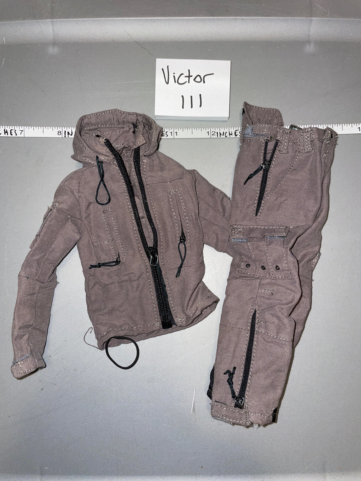 1/6 Scale Modern Era Grey Jumpsuit