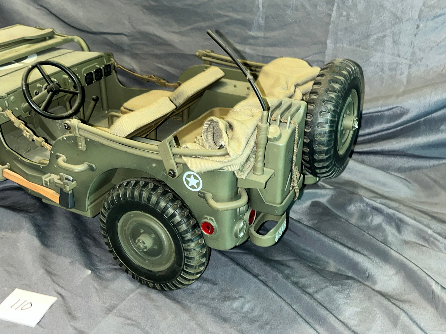 1/6 Scale WWII US Jeep - Ultimate Soldier - Weathered