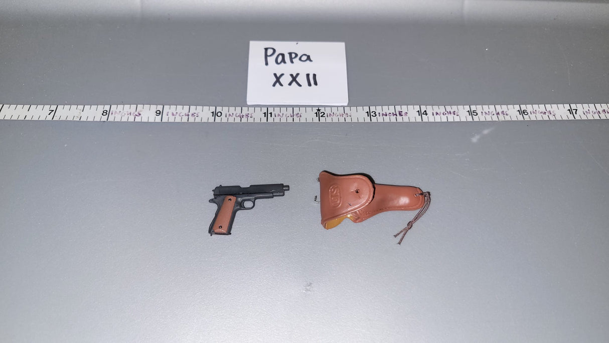 1/6 Scale WWII US .45 Pistol and Holster