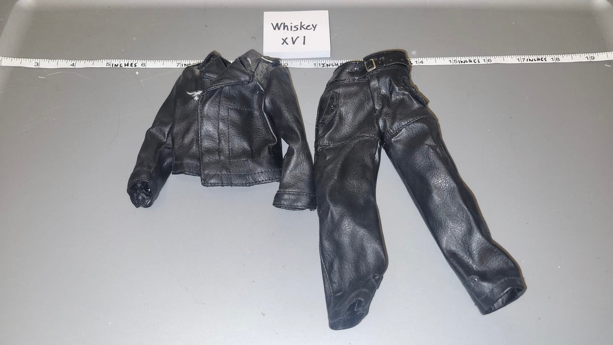 1/6 Scale WWII German Tanker Leather Uniform -