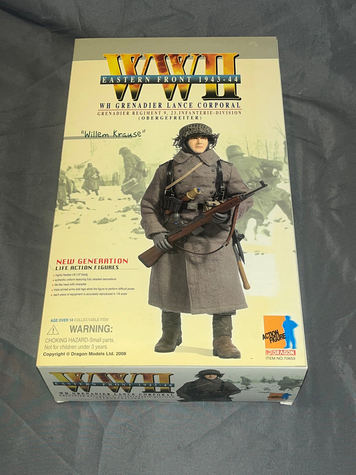 1/6 Scale WWII German Panzergrenadier Willem Krause - NIB Dragon - *SR*